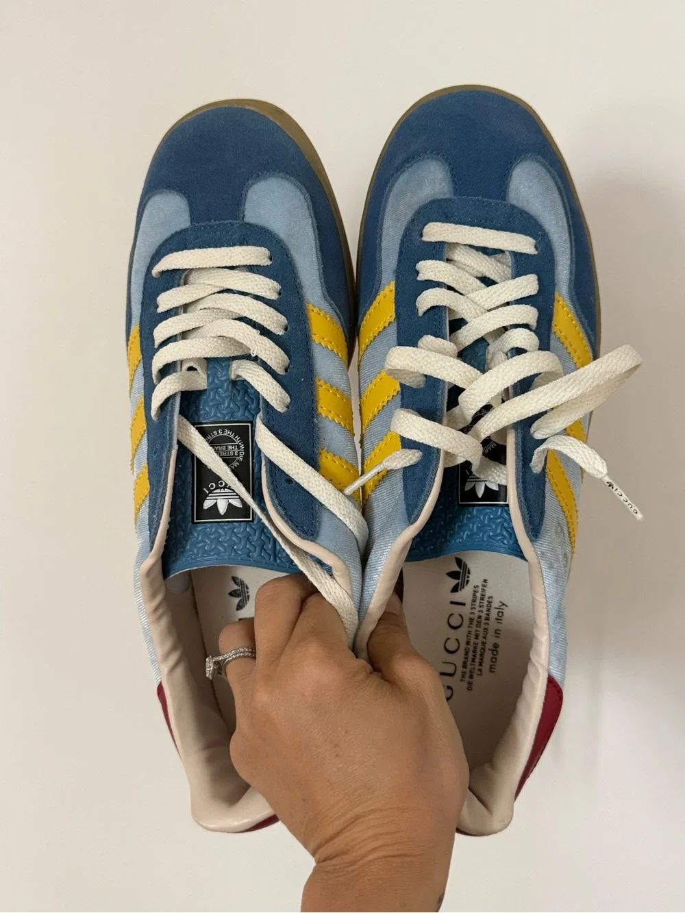 Men’s Gucci x Addidas Gazelle Sneakers